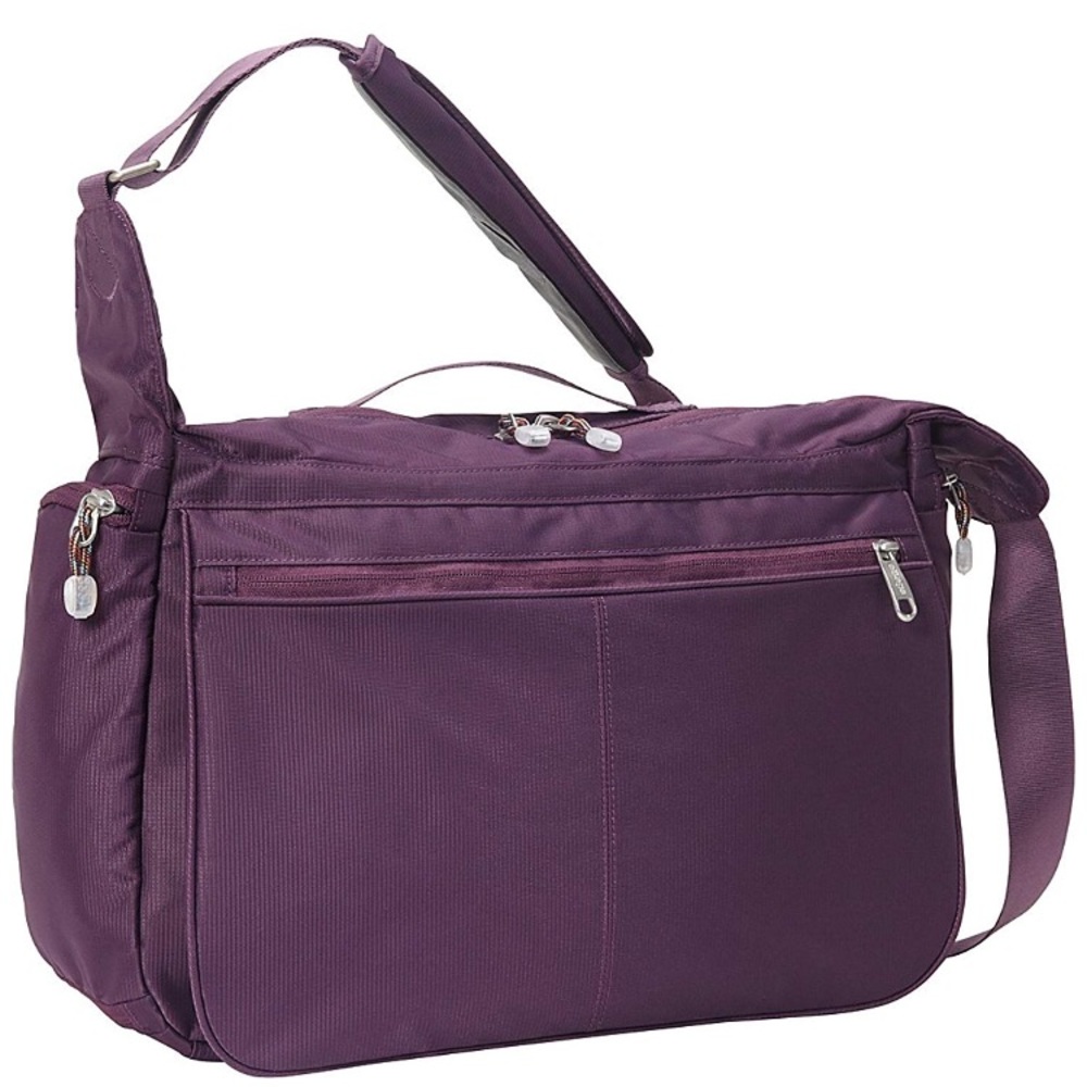 eBags Purple Crossbody Laptop Bag